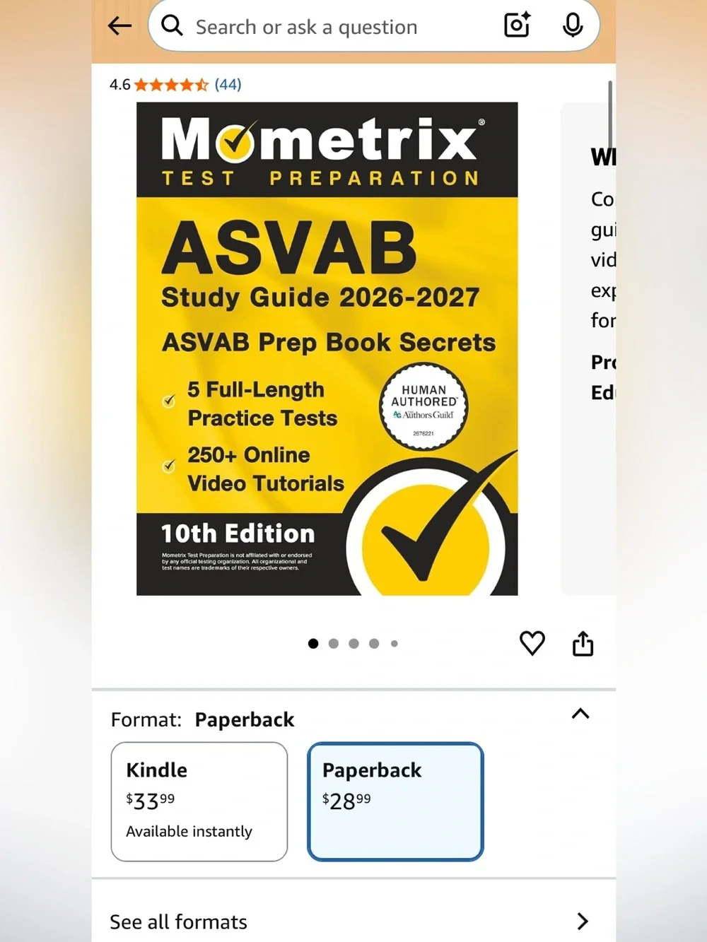 ASVAB Study Guide 2026-2027